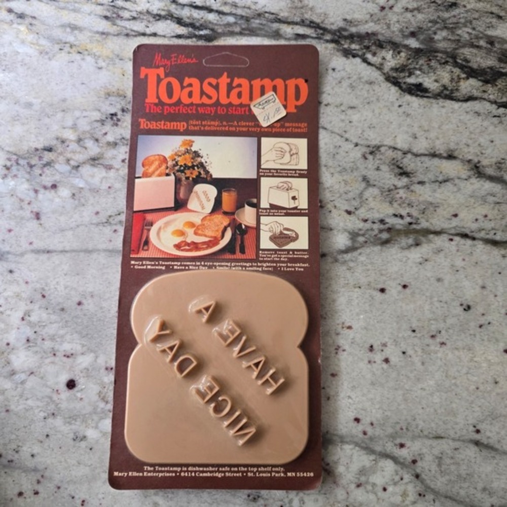 Vintage toast stamp HAVE A NICE DAY